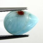(bild för) Bra Pris Sällsynt Mycket Vackert Blå Larimar 2,61 carat Dropp Cabochon Slipning Mycket Bra Kvalitet & Färg från Dominikanska Republiken Köp Nu!