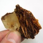 (image for) Good Price Beutiful Cubic Yellow Flourite Crystal with Baryte&Vanadinite 37,7 gram Very Nice Exiting Collection Specimen from Morocko Purchase Now!