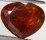 (image for) Good Price Very Rare Yellow Brown Sphalerite 6,34 carat Heart Cut from Spain Purchase Now!