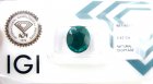 Bra Pris Certifierad Intensiv Djup Blå Grön Dioptas 5,43 carat Oval Slipning Ytterst Sällsynt Samlarsten från Namibia Köp Nu!