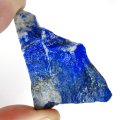 (bild för) Bra Pris Rå Oslipad Mycket Vackert Blå Afgansk Lapis Lazuli 45 gram Naturligt Brottstycke Bit Topp Kvalite & Finaste Blå Färg Samlarsten Köp Nu!