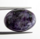 (bild för) Bra Pris Mycket Sällsynt Vackert Lila Mönstrad Charoit 12,26 carat Oval Cabochon från Sibirien Ryssland Köp Nu!
