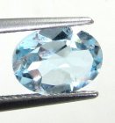 (bild för) Bra Pris Mycket Vacker Himmelsblå Topas 1,48 carat Oval Slipning Topp Lyster & Kvalitet från Brasilien Köp Nu!