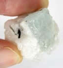 (image for) Good Price Very Nice Specimen Blue-Greenish Blue Aquamarine 90,24 carat Natural Wellshaped Crystal in Matrix (Feldspar, some shorl) from Skardu Pakistan Purchase Now!