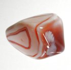 (bild för) Bra Pris Mycket Fin Kvalitet Polerad Trumlad Rosa Botswana Agat 4-6 gram Fint Mönster från Afrika Köp Nu!