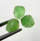 (bild för) Bra Pris Parti 3 st Mycket Sällsynt Intensiv Grön Tsavorit Granat 4,77 carat Naturlig Kristall Topp Kvalitet från Tanzania Köp Nu!