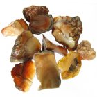 (image for) Good Price Parcel 10 pcs Rough Uncut Untreated Interesting Multicolour Agate 51 grams Natural Fragments Pieces Very Fine Quality & Color from Africa Buy Now!