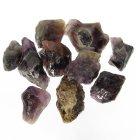 (image for) Good Price Parcel 5 pcs Untreated Rough Uncut Violet with White Quartz Banded Amethyst 155 carat Natural Crystal Piece Fine Color & Quality from Brazil Buy Now!