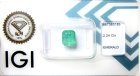 (image for) Good Price Certified Rare Ethiopian Top Green Emerald 2,24 carat Octagon Cut Very Nice Quality & Luster Purchase Now!