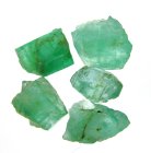 (image for) Parcel 5 pcs Rough Bluish Green Emerald Crystal 6,23 carat Natural Crystal Transparent-Translucent Afghanistan Purchase Now!