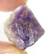 (bild för) Bra Pris Obehandlad Rå Oslipad Violett med Vit Kvartsbandad Ametist 54,41 carat Naturlig Kristall Bit Fin Färg & Kvalitet från Brasilien Köp Nu!