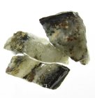 (bild för) Bra Pris Parti 3 st Hög Intressant Små Bitar Malm med Guld Korn i Matrix totalt 1,60 gram Naturliga Brottstycken Med Korn Bra Kvalitet Spännande Samlarstuff från Bergslagen Sverige Köp Nu!