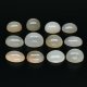 (image for) Good Price Parcel 12 pcs Nice Quality Mix Colour Shimmering Moonstone 58,14 carat Oval Cab Cut Nice Luster India Purchase Now!