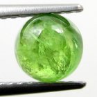 (image for) Good Price Very Nice Green Tsavorite Garnet 1,10 carat Round Cabochon Very Good Cut & Luster from Tanzania Purchase Now!