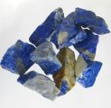 (bild för) Bra Pris Parti 10 st Rå Oslipad Vackert Blå Afgansk Lapis Lazuli 118 gram Brottstycken Bra Kvalitet Köp Nu!