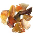 (image for) Good Price Parcel 10 pcs Rough Uncut Untreated Interesting Multicolour Agate 43 grams Natural Fragments Pieces Very Fine Quality & Color from Africa Buy Now!