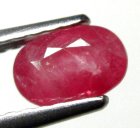 (image for) Good Price Very Nice Pinkish Red - Purple Red Ruby 0,72 carat Oval Cut Nice Luster & Price Worthy Quality from Madagascar Purchase Now!