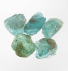 (image for) Parcel 5 pcs Good Price Uncut Light Bluegreen Apatite 22,45 carat Transparent Natural Crystal fr Madagascar Purchase Now!