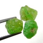 (image for) Good Price Parcel 3 pcs Very Rare Vivid Green Tsavorite Garnet 8,93 carat Natural Crystal Top Quality from Tanzania Purchase Now!