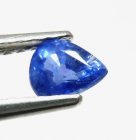 Bra Pris Mycket Fin Blåklintsblå Safir 0,46 carat Dropp Slipning från Sri Lanka Köp Nu!