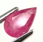 (bild för) Bra Pris Mycket Fin Rosaaktigt Röd - Purpur Röd Rubin 0,50 carat Dropp Slipad Fin Lyster & Prisvärd Kvalitet från Madagaskar Köp Nu!