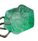 (bild för) Bra Pris Rå Oslipad Mycket Sällsynt Intensiv Blåaktigt Grön Smargad Kristall 1,18 carat Naturlig Kristall Transparent från Colombia Köp Nu!
