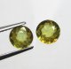 (image for) Good Price Parcel 2 pcs Yellowgreen Sphene (Titianite) 1,35 carat Round Cut Very Good Quality from Madagascar Purchase Now!
