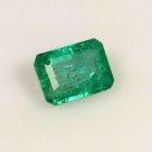 Bra Pris Sällsynt Vacker Grön Smaragd 3,03 carat Oktagon Slipning Fin Kvalitet från Zambia Köp Nu!