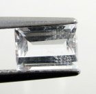 (image for) Good Price Very Beutiful Untreated Goshenite (White Beryl) 0,70 carat Baguette Cut Very Good Quality & Luster from Brazil Purchase Now!