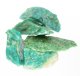 (image for) Good Price Parcel 5 pcs Very Fine Quality Beautiful Bluish Green White Patterned Rough Amazonite 50 grams Natural Broken Piece Beautiful Material & Good Color from Russia Buy Now!