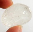 (bild för) Bra Pris Trumlad Polerad Fin Kvalitet Bergskristall Vit Kvarts 10-12 gram Transparent Bra Matrial Köp Nu!