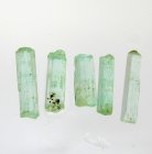 (image for) Parcel 5 pcs Rough Bluish Green Emerald Crystal 3,82 carat Natural Crystal Transparent-Translucent Afghanistan Purchase Now!