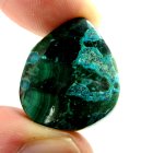 (image for) Good Price Very Beutiful Mixed Gemstone Chrysocolla/Malachite 42,49 carat Fancy Cabochon Nice Quality & Colour Pattern Unique from Africa Purchase Now!