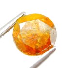 (image for) Good Price Very Rare Yellowish Orange Sphalerite 1,53 carat Round Cut Very Good Luster & Quality from Spain Purchase Now!