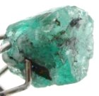 (bild för) Bra Pris Rå Oslipad Mycket Sällsynt Intensiv Blåaktigt Grön Smargad Kristall 1,20 carat Naturlig Kristall Transparent från Colombia Köp Nu!