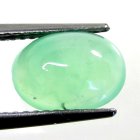 (bild för) Bra Pris Mycket Fin Grön Krysopras 2,12 carat Oval Cabochon Slipning Bra Kvalite & Jämn Färg från Afrika Köp Nu!