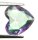 (image for) Good Price Top Lustrous Multi Color Playful Mystic Quartz 1.99 carat Heart Cut Very Fine Quality Exciting Material for Jewelry Makers Buy Now!