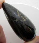 (bild för) Bra Pris Enorm Ovanlig Mycket Fin Svart Nefrit Jade 137 gram Naturlig Polerad Rundad Dropp Form från Pakistan Köp Nu!