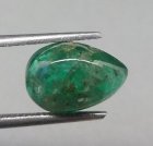 (image for) Good Price Nice Quality Green Zambian Emerald 1,17 carat Pear Cabochon Cut Good Colour & Quality Purchase Now!