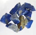 (image for) Good Price Parcel 10 pcs Rough Uncut Beutiful Blue Afgan Lapis Lazuli 118 gram Pieces of Good Quality Purchase Now!