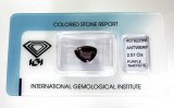 "One Of The Kind" Certified Extremly Rare PurpleTaaffeite 2,51 carat Trillion Cut Highest Quality fr Sri Lanka Purchase Now!