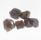 (bild för) Bra Pris Parti 5 st Obehandlad Sällsynt Rå Oslipad Djup Rödaktigt Brun Zirkon 43,26 carat Naturlig Kristall Snygg Kubisk Form från Afrika Köp Nu!