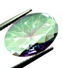 (bild för) Bra Pris Topp Lystrande Multi Färgspelande Mystik Topas 3,57 carat Oval Slipning Mycket Fin Kvalitet Spännande Matrial för Smyckestillverkare Köp Nu!