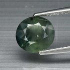 (image for) Good Price Nice Quality Dark Green Sapphire 2,79 carat Oval Cut Stunning Colour&Luster from Australia Purchase Now!