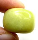 (image for) Good Price Very Beutiful Tumbled Polished Yellow Nephrite Jade 12,33 gram Delicious Good Quality & Colour from Pakistan Purchase Now!