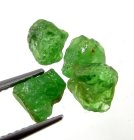 (image for) Good Price Parcel 4 pcs Very Rare Vivid Green Tsavorite Garnet 4,53 carat Natural Crystal Top Quality from Tanzania Purchase Now!