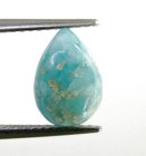 (image for) Good Price Rare Very Beutiful Blue Larimar 1,87 carat Pear Cabochon Cut Outstanding Quality & Colour from Dominican Republic Purchase Now!