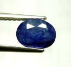 (bild för) Bra Pris Fin Behandlad Blåklintsblå Safir 1,29 carat Oval Slipning fr Madagascar Köp Nu!