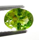 (bild för) Bra Pris Mycket Fin Topp Grön Peridot 0,79 carat Oval Slipad Mycket Fin Lyster & Kvalitet från Pakistan Köp Nu!