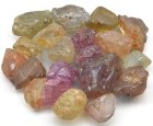 (image for) Good Price Parcel 20 pcs Very Nice Rough Uncut Mix Color Sapphire 39,32 carat Untreated Natural Crystals Good Colour´s & High Quality from Madagascar Purchase Now!